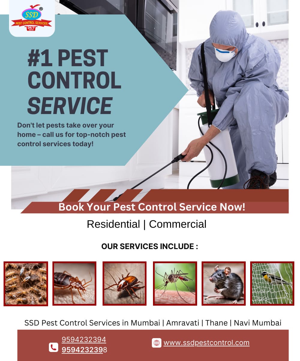 SSD Pest Control Services in Mumbai, Amravati, Thane, Navi-Mumbai